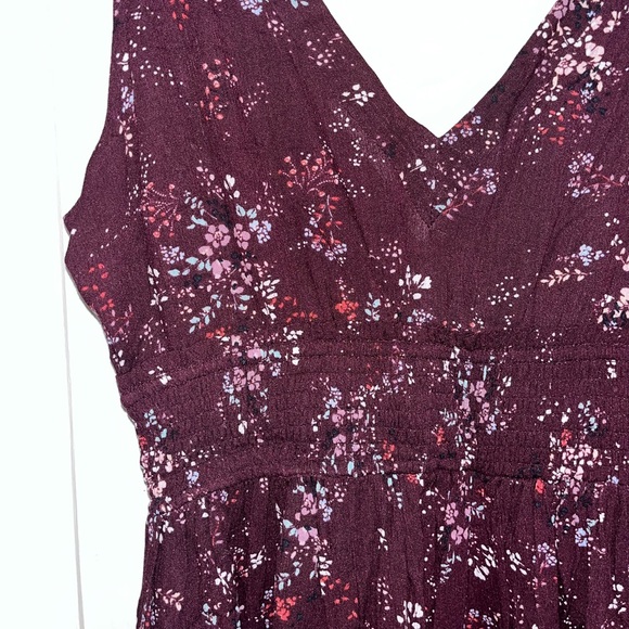 Aeropostale Floral Multicolor Babydoll Dress NWT — Large - Picture 4 of 6